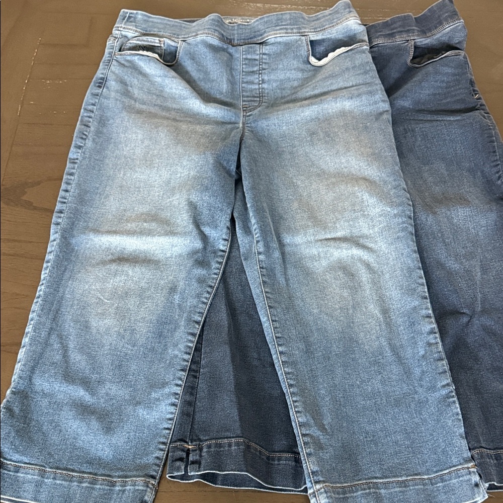 Amanda Denim Capri’s 2pair
